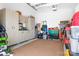 Organized garage featuring ample storage cabinets and a clean, usable space at 5103 Looking Glass Trl, Denver, NC 28037
