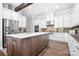 Spacious kitchen with stainless steel appliances, center island and custom cabinetry at 5103 Looking Glass Trl, Denver, NC 28037