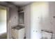 This is a picture of a bathroom with signs of damage at 5219 Biederbeck Dr, Charlotte, NC 28212