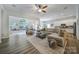 Bright and airy living room features hardwood floors and an open concept layout at 7123 Meyer Rd, Fort Mill, SC 29715