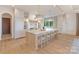 Beautiful kitchen with a large center island, custom cabinetry, and gourmet appliances at 7679 Rabbit Cir, Denver, NC 28037