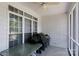 Spacious screened porch features wood deck and ceiling fan at 777 Sanside Dr, York, SC 29745