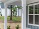 Detail shot of the home's entrance with address number and landscaping at 925 Twin Lakes Rd, Rock Hill, SC 29732