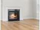 This living room fireplace features a decorative mantle and a gas fireplace at 925 Twin Lakes Rd, Rock Hill, SC 29732