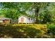 View of backyard featuring a shed and a grassy area at 105 Hopper St, Clover, SC 29710