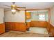 Open dining area with chandelier, views into the living area, and light-filled windows at 105 Hopper St, Clover, SC 29710