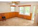 Bright living room featuring neutral walls, natural light and ceiling fan at 105 Hopper St, Clover, SC 29710