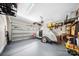Garage with ample overhead storage and parking space, ready for your next adventure at 1115 Greenleaf Ave # B, Charlotte, NC 28202