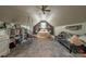 Spacious bedroom features ample storage, sloped ceiling, natural light, and inviting decor at 1374 Weatherby Dr, Salisbury, NC 28146