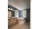 Bathroom boasts a large soaking tub, double vanity and ample natural light at 143 Ezra Rd, Kings Mountain, NC 28086
