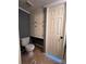 Traditional bathroom with white toilet, vanity and cabinets for essential storage at 143 Ezra Rd, Kings Mountain, NC 28086
