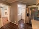 Galley kitchen boasts stainless steel appliances and a modern backsplash at 143 Ezra Rd, Kings Mountain, NC 28086