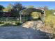 Carport attached to a house, providing covered parking with a view of the surrounding yard at 1620 Moss Springs Rd, Albemarle, NC 28001