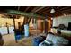 Spacious unfinished basement with concrete floors, exposed ductwork, and water heater included at 1684 Montevista Dr, Shelby, NC 28150