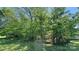 Large wooded lot provides privacy at 1684 Montevista Dr, Shelby, NC 28150