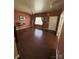 Inviting living room with hardwood floors, natural light, and cozy atmosphere at 1905 Yellow Daisy Dr, Matthews, NC 28104