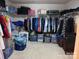 Large walk-in closet provides plenty of room for storage and organization at 1905 Yellow Daisy Dr, Matthews, NC 28104