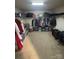 Large walk-in closet with plenty of storage shelves and clothing racks at 1905 Yellow Daisy Dr, Matthews, NC 28104