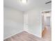 Bedroom with simple lighting and access to other rooms at 218 Valleybrook Ln, Troutman, NC 28166