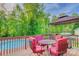 Enjoy the backyard deck, pool and seating space with grill under a gazebo at 221 Delview Dr, Cherryville, NC 28021