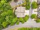 Aerial view of the property showing the house layout, driveway, and neighborhood at 3004 Village Ridge Dr, Gastonia, NC 28056