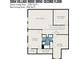 Detailed second-floor plan showcasing the layout, including two bedrooms and attic/storage space at 3004 Village Ridge Dr, Gastonia, NC 28056