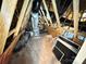 View of the home's attic with HVAC system at 3022 Cedar Falls Dr # 16, Waxhaw, NC 28173