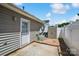 Enclosed backyard features a concrete patio and includes a storage shed for added convenience at 3219 Cottage Rose Ln, Rock Hill, SC 29732