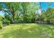 Expansive backyard with lush green lawn, ideal for outdoor activities and gatherings at 3300 Bonaire Dr, Charlotte, NC 28208