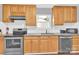 Modern kitchen equipped with stainless steel appliances, granite countertops, and ample cabinet space at 3300 Bonaire Dr, Charlotte, NC 28208