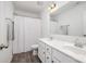 Clean bathroom with a double sink vanity, and a shower-tub combo at 334 Bluebonnet Dr, Salisbury, NC 28146
