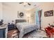 Bright bedroom with wood floors and lots of light at 3939 Archer Notch Ln, Huntersville, NC 28078