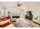 Bright living room with vaulted ceiling, stylish furnishings, and a fireplace for cozy living at 3939 Archer Notch Ln, Huntersville, NC 28078