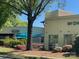 Pinky's Westside Grill & NY Butcher Shoppe with canopied patio seating and ample landscaping at 3939 Archer Notch Ln, Huntersville, NC 28078