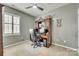 Home office with dark wood desk and chair at 4083 Home Grown Way, Clover, SC 29710