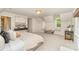 A spacious main bedroom with dormer windows and a cozy window seat at 426 Walden Trl, Waxhaw, NC 28173