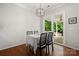 Dining area with sliding glass doors to outdoor patio at 8800 Darcy Hopkins Dr, Charlotte, NC 28277