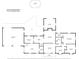 Detailed floor plan showcasing the layout of this home with measurements and room names at 106 S Oakwood Dr, Kings Mountain, NC 28086