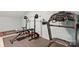 A basement gym including a weight rack and treadmill at 1139 Hampton Gardens Ln, Charlotte, NC 28209