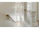 Hallway with hardwood floors leading to the front door and upstairs at 1139 Hampton Gardens Ln, Charlotte, NC 28209
