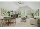 Inviting bonus room offering a wet bar, a game table, and comfortable seating at 12004 Willingdon Rd, Huntersville, NC 28078