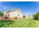 Expansive backyard features manicured lawn, storage shed, and inviting outdoor space at 1556 Berkshire Dr, Newton, NC 28658