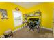 This Steelers-themed bedroom has a loft bed above an office, perfect for a dedicated fan at 1556 Berkshire Dr, Newton, NC 28658