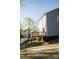 Spacious backyard featuring a wooden deck offering ample space for outdoor entertaining and relaxation at 200 N Kayla Dr, Salisbury, NC 28146