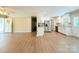 Bright open-concept space connecting the living area, kitchen, and outdoor access at 288 Tram Rd, Lancaster, SC 29720