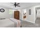 Comfortable bedroom with ceiling fan and natural light at 323 Richmond Rd, Salisbury, NC 28144