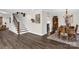 Open dining room and stairway showcasing the home's layout at 323 Richmond Rd, Salisbury, NC 28144