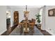 Cozy dining room featuring hardwood floors and a large decorative rug at 323 Richmond Rd, Salisbury, NC 28144