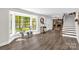 Bright foyer with large bay window and staircase at 323 Richmond Rd, Salisbury, NC 28144
