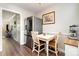 Eat-in kitchen with stainless steel appliances and space for dining at 3726 Park Rd, Charlotte, NC 28209